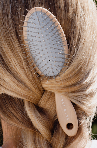Mini Detangling Brush detangling curly hair