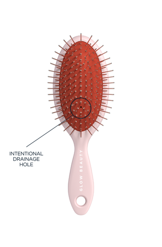 The Mini Detangling Brush - Ballerina Pink